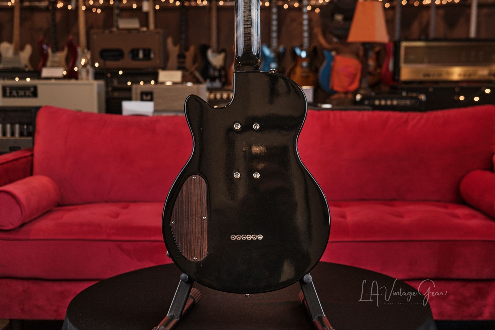 Versoul Henry Custom Electric Guitar #0524 - with Visa Birch Burl Top, Namm Demo! - Image 8