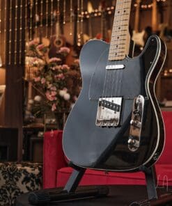 Alternative view of Rutters Double Bound T Style Electric Guitar - In Black with Budz "Dano" Pickups!