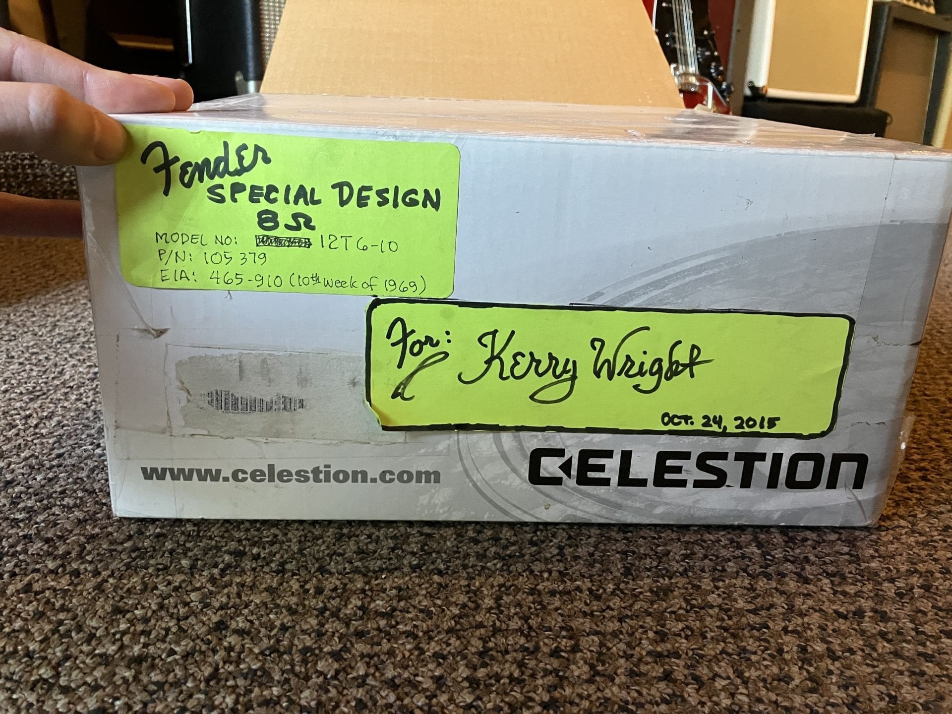 Fender Special Design 12T6-10 -- 8ohm 12" - Image 2