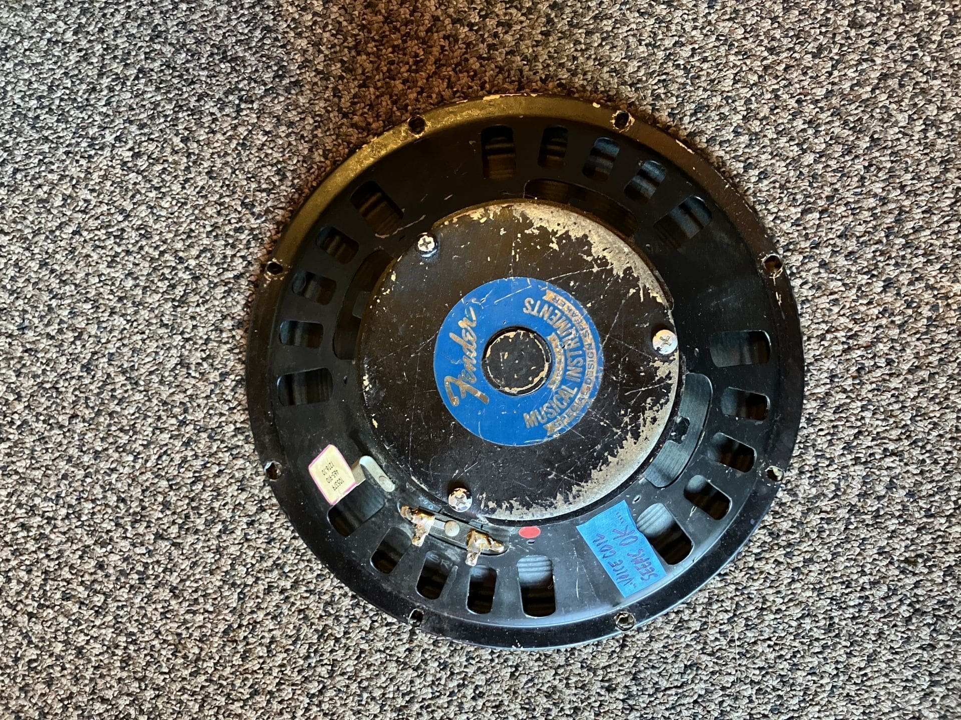 Fender Special Design 12T6-10 -- 8ohm 12"