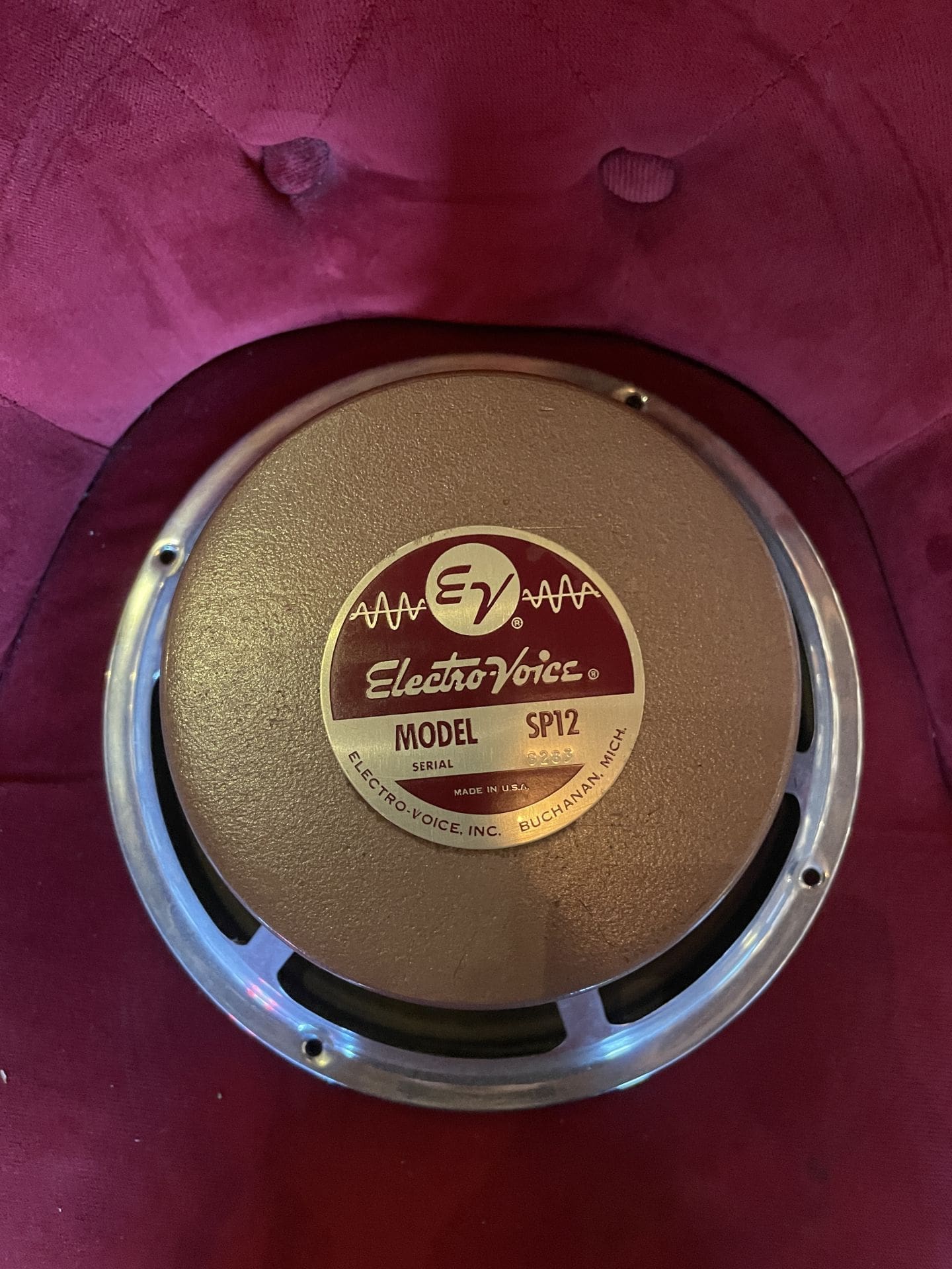 Electro-Voice SRO SP12 50s XLNT (Broken plate) - Image 3