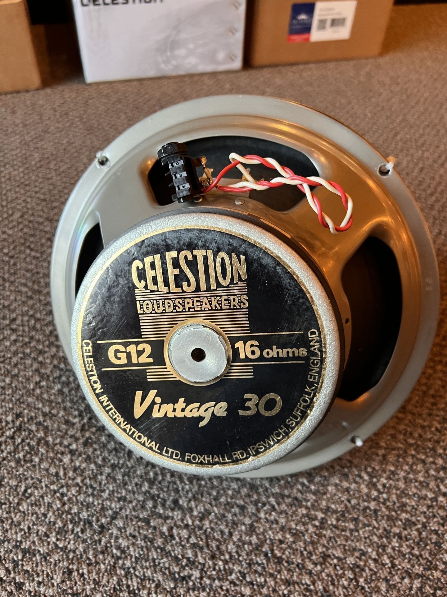 Pair of Celestion G12 Vintage 30s -- 16ohm 12" - Image 10