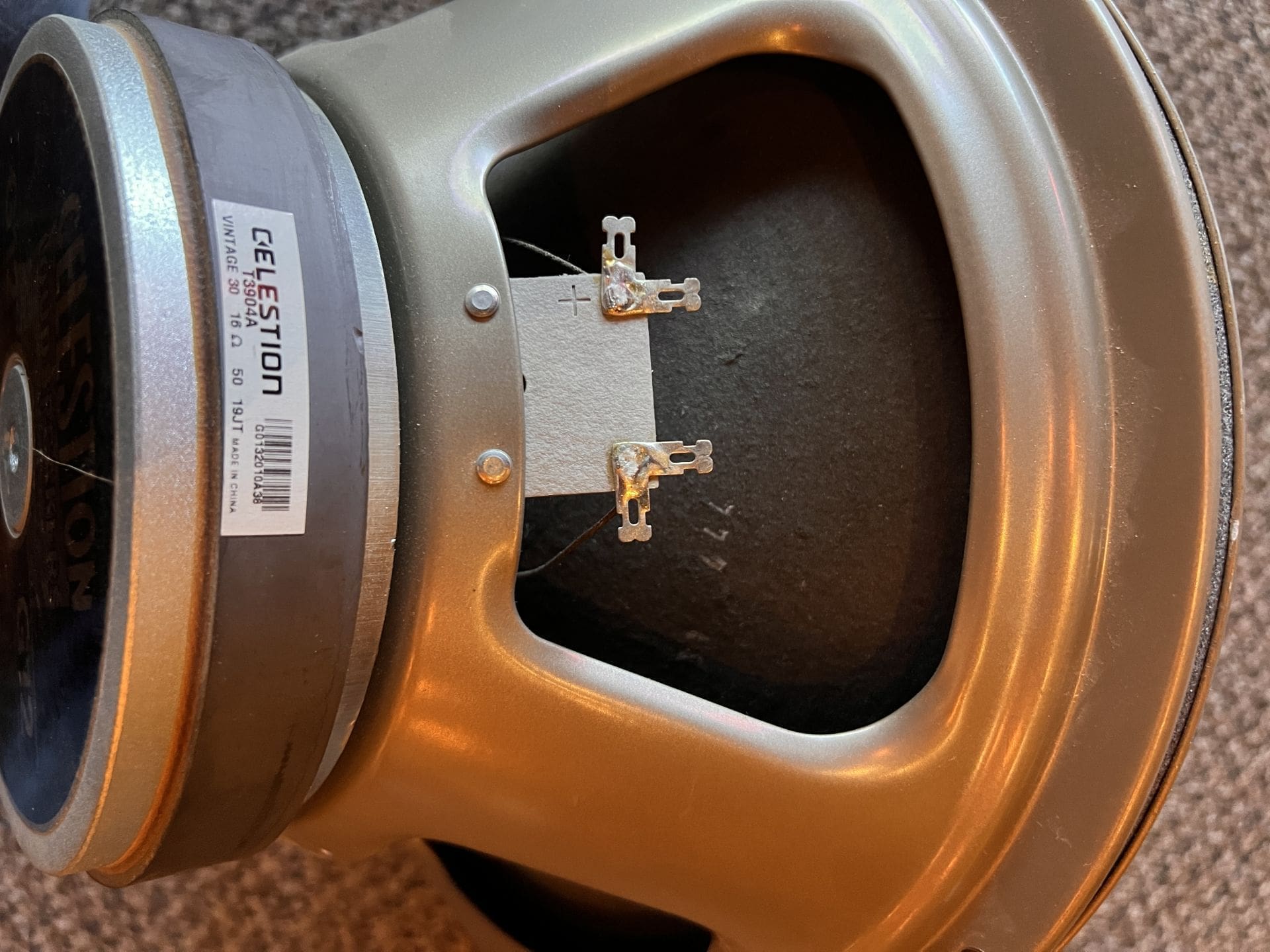 Pair of Celestion G12 Vintage 30s -- 16ohm 12" - Image 6