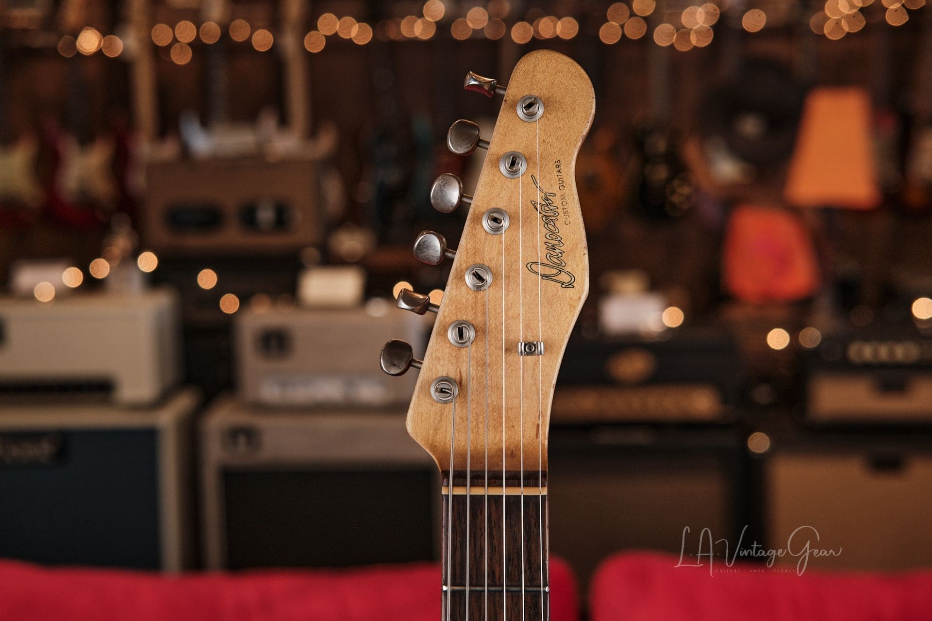 Danocaster Single Cut Whiteguard Electric Guitar - With Ron Ellis Pickups! - Image 6