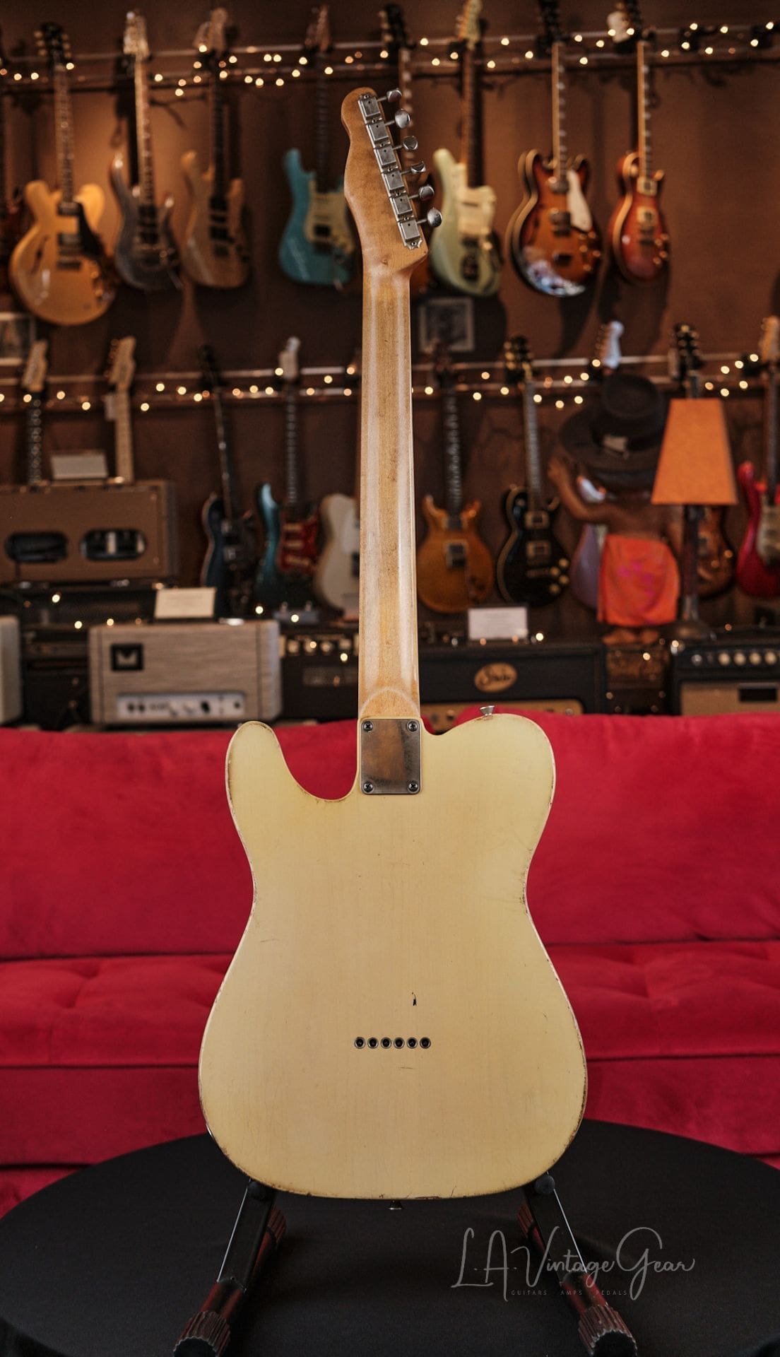 Danocaster Single Cut Whiteguard Electric Guitar - With Ron Ellis Pickups! - Image 7