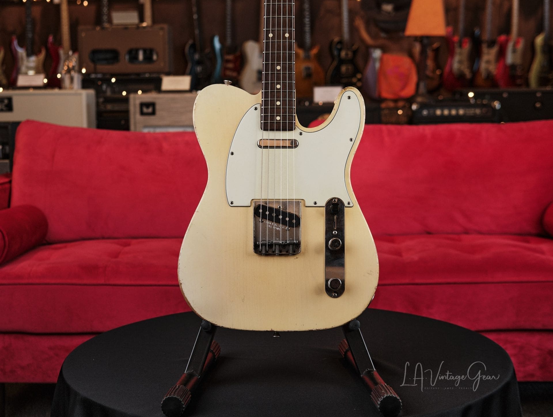 Danocaster Single Cut Whiteguard Electric Guitar - With Ron Ellis Pickups! - Image 2