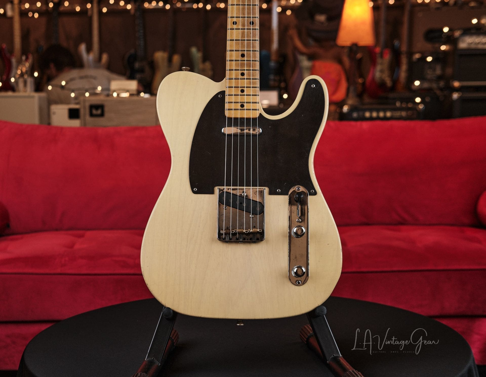 Mario Martin "Model T" Electric Guitar - Relic'd Nocaster Blonde & Porter Pickups! - Image 3