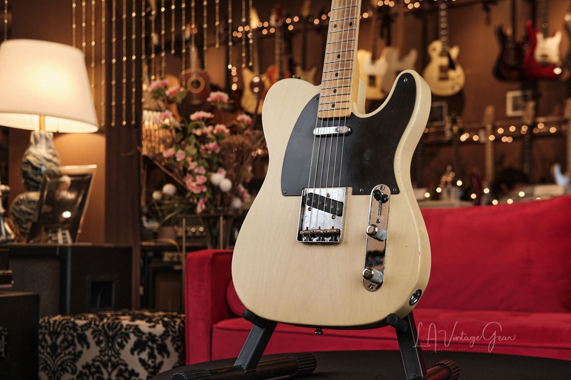 Mario Martin "Model T" Electric Guitar - Relic'd Nocaster Blonde & Porter Pickups! - Image 2