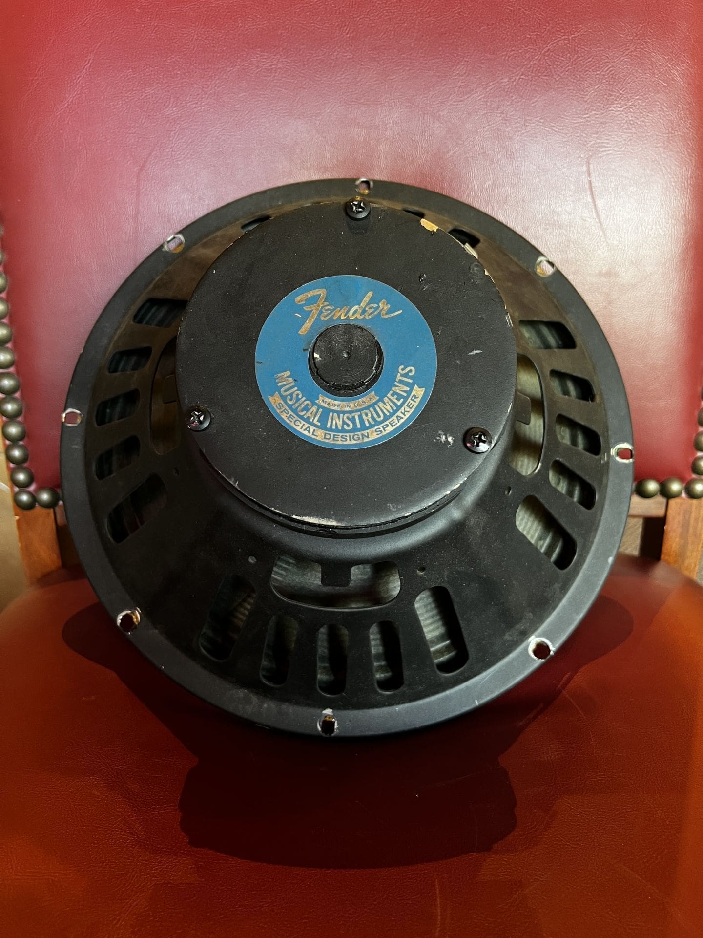 1960's Fender Blue Label Speaker - Recone - Image 4