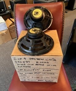 Jensen C10Q Pair - 1 of 2 Needs Minor Cone Repair
