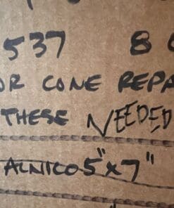 Alternative view of Jensen C10Q Pair - 1 of 2 Needs Minor Cone Repair