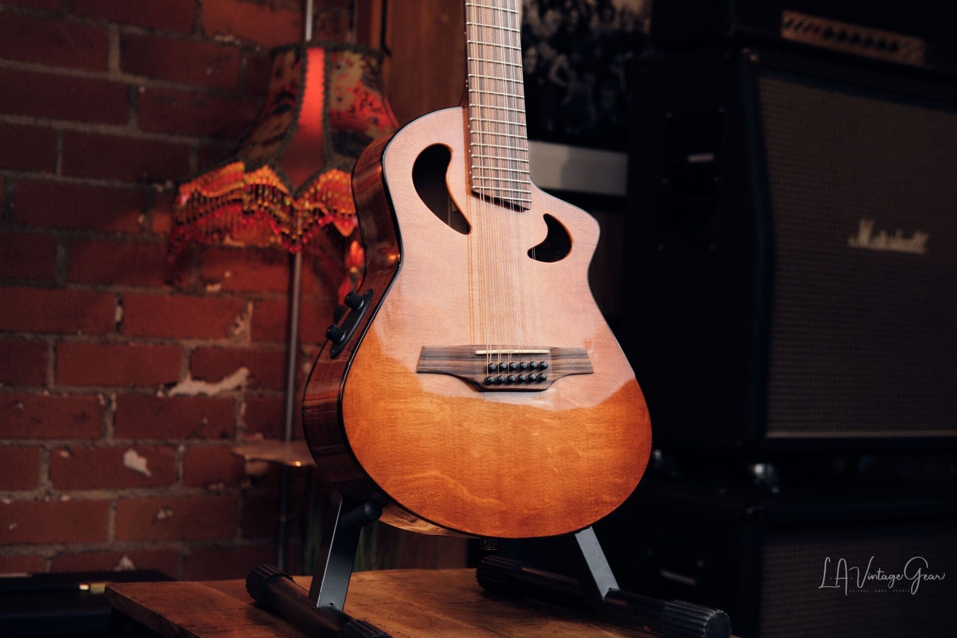 Veillette Gryphon 12 String Acoustic - With Bearclaw Top! - Image 4