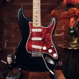 Mario Martin “Model S” Electric Guitar – Relic’d Black Finish & Rocketfire Pickups!
