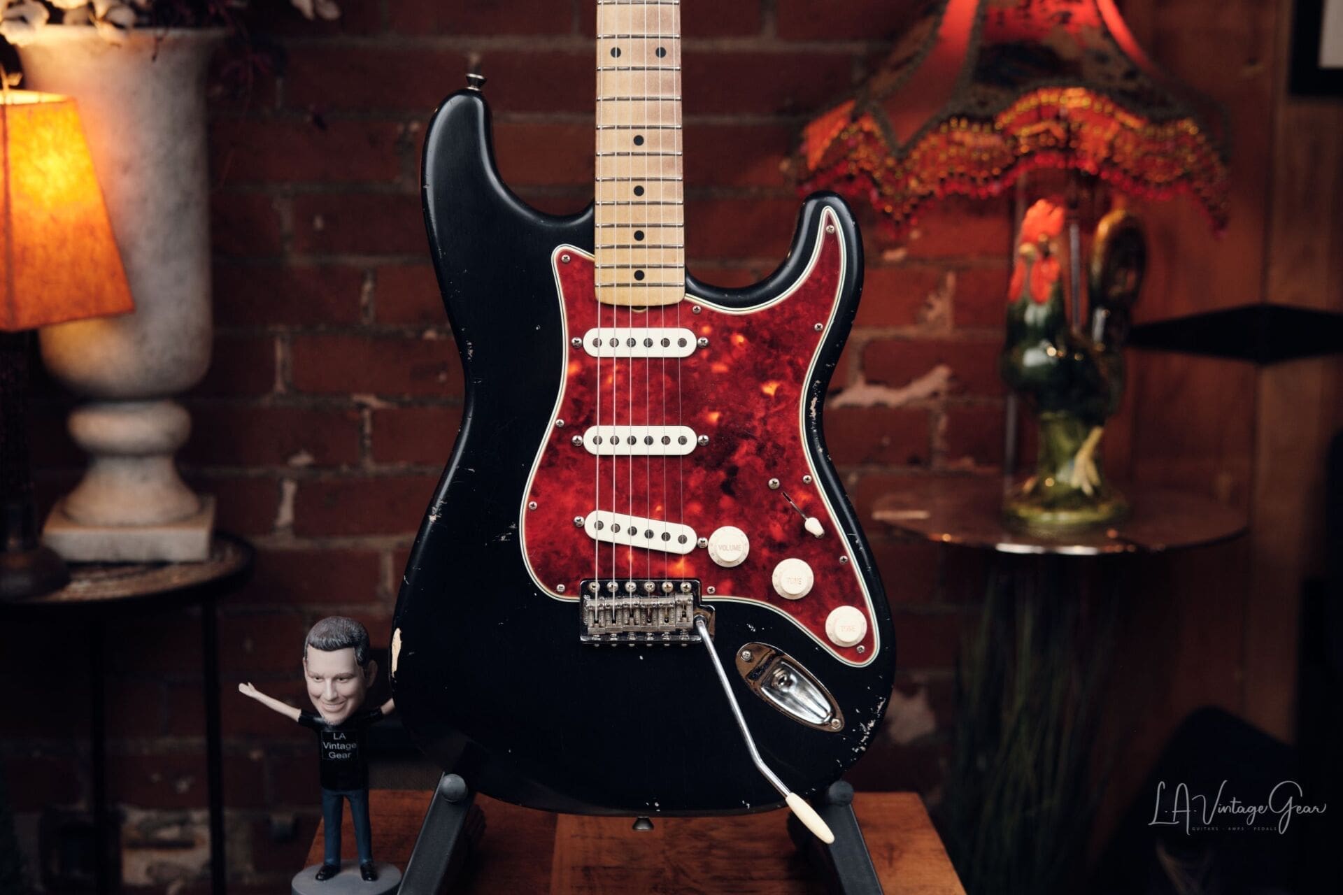 Mario Martin "Model S" Electric Guitar - Relic'd Black Finish & Rocketfire Pickups! - Image 2