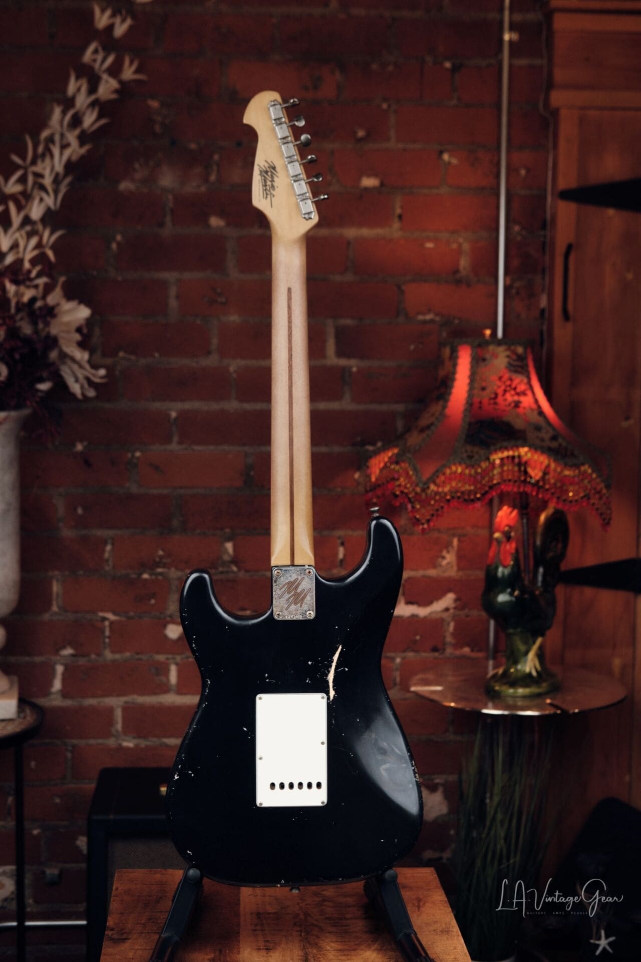 Mario Martin "Model S" Electric Guitar - Relic'd Black Finish & Rocketfire Pickups! - Image 5