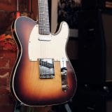 Mario Martin “Model T” Electric Guitar – Double Bound 3 Tone Sunburst & Fralin Pickups!