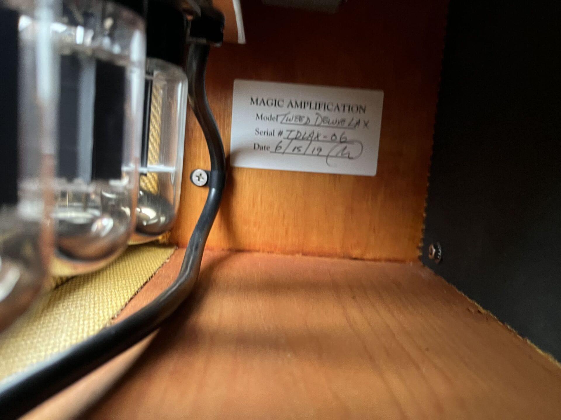 Magic Amp Tweed Deluxe LAX - Head and 1x12 Cab! - Image 8