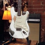 2023 Fender Custom Shop Rudy’s 61 Strat Heavy Relic – Olympic White Over Inca Silver!