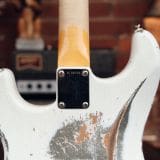 2023 Fender Custom Shop Rudy’s 61 Strat Heavy Relic – Olympic White Over Inca Silver!