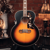 Epiphone Inspired by Gibson Custom 1957 SJ-200 Acoustic-Electric Guitar – With Gibson Hardshell Case!