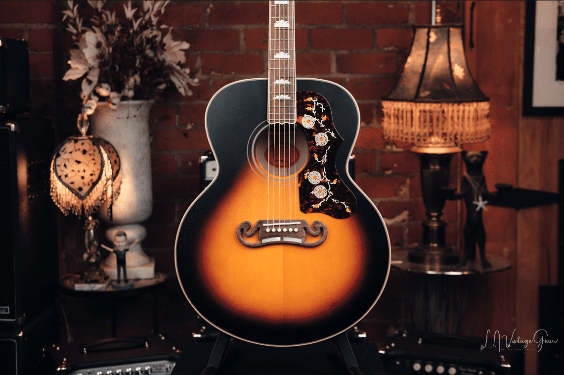 Epiphone Inspired by Gibson Custom 1957 SJ-200 Acoustic-Electric Guitar - With Gibson Hardshell Case! - Image 2