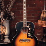 Epiphone Inspired by Gibson Custom 1957 SJ-200 Acoustic-Electric Guitar – With Gibson Hardshell Case!