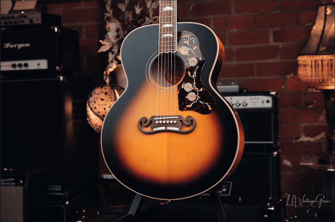 Epiphone Inspired by Gibson Custom 1957 SJ-200 Acoustic-Electric Guitar - With Gibson Hardshell Case! - Image 3