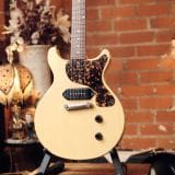 K-Line KL90DC Double Cut Jr. Style Electric Guitar – Relic’d TV Yellow Finish – Brand New!