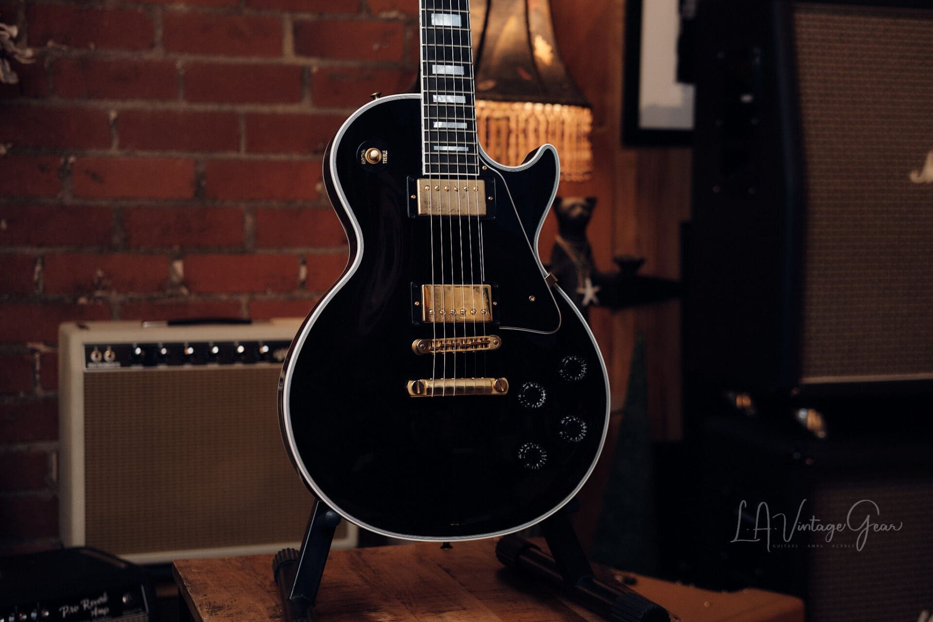 2023 Gibson Custom Shop Les Paul Custom - Amazing Black Beauty! - Image 4