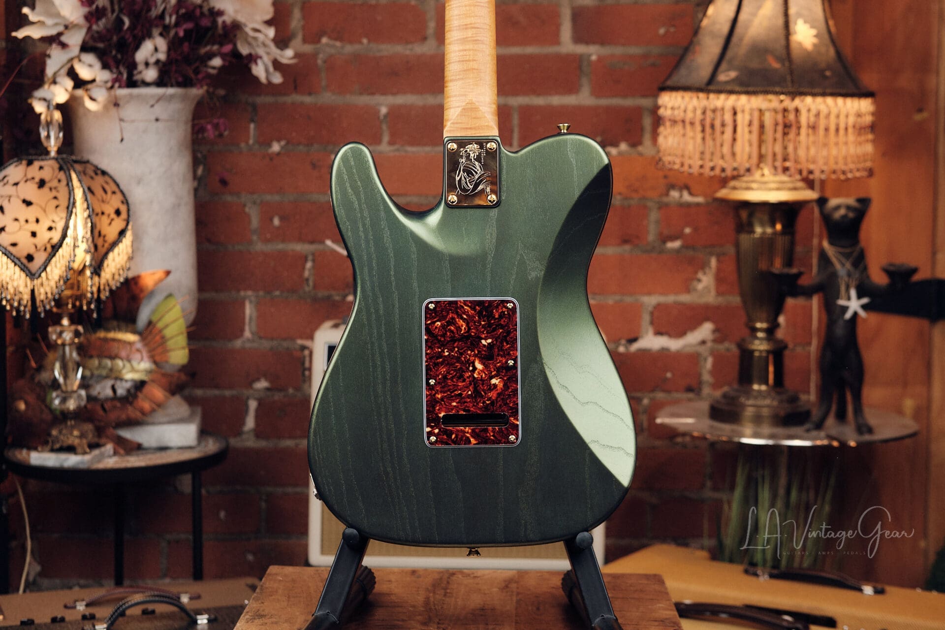 Taey Kang Modern T - Fastback Green With Lollar Imperial Pickups! - Image 8