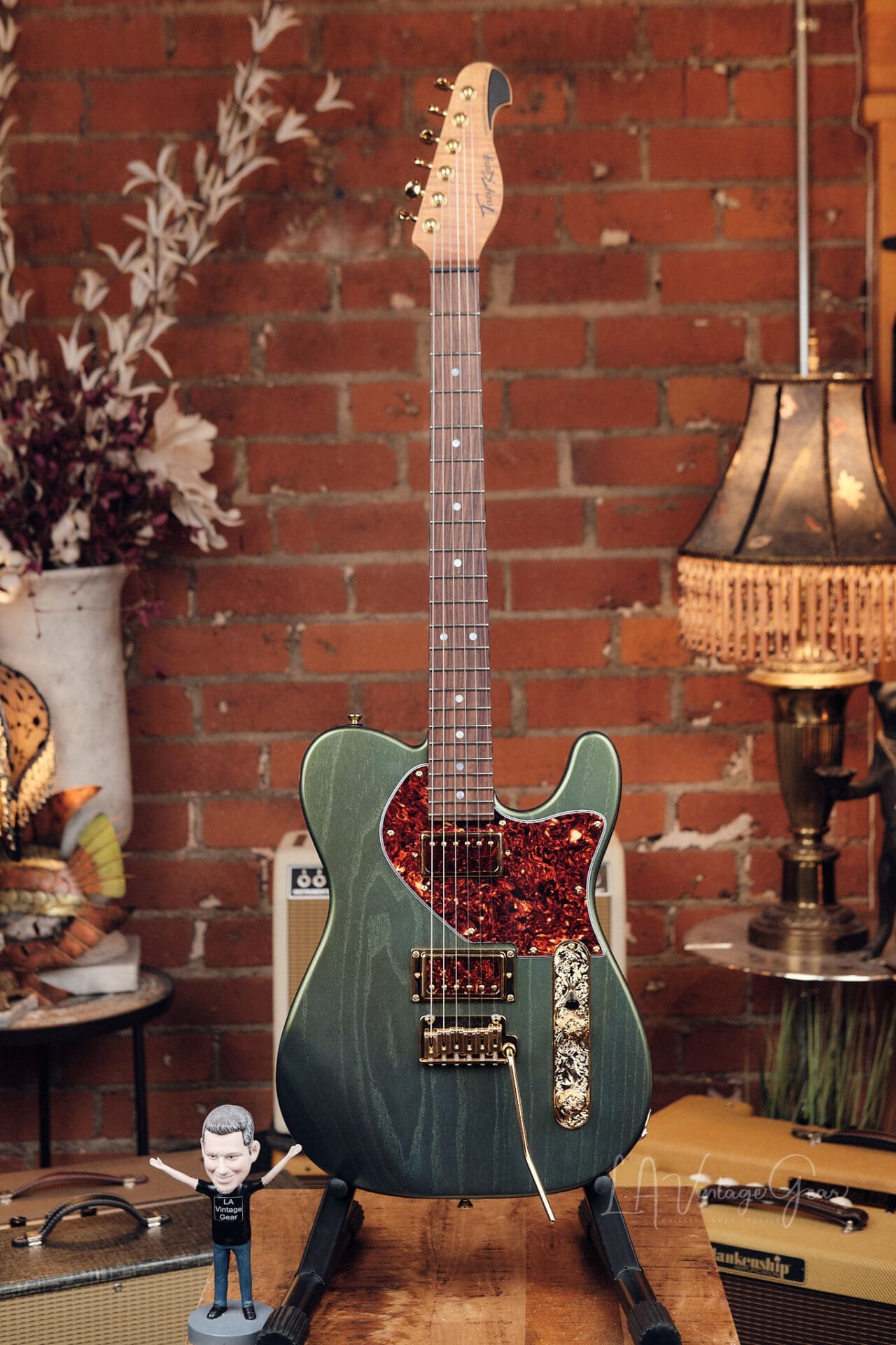 Taey Kang Modern T - Fastback Green With Lollar Imperial Pickups!
