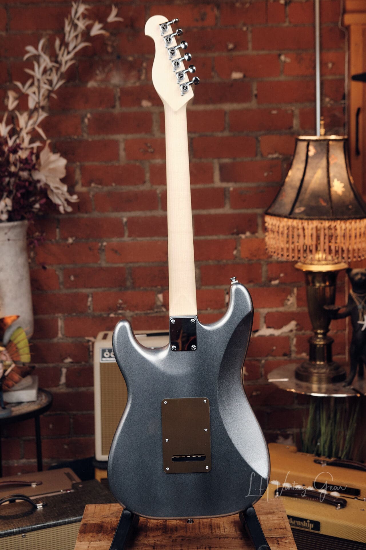 Taey Kang Modern S - Aluminum Finish with Lollar Super-Caster Pickups! - Image 7