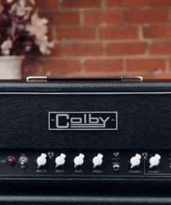 Alternative view of Colby Amplification El Pico AC88 Head and 1x12 Cabinet - Great British Vibes!