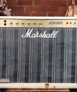 Marshall JCM 800 4104 50 Watt Lead 2x12 Combo Amp - White Tolex!
