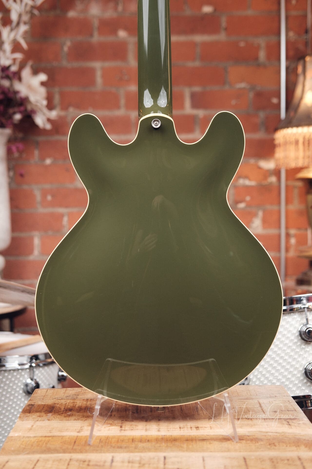 Collings I-30 LC Electric Guitar in Aged Olive Drab Green - Image 11