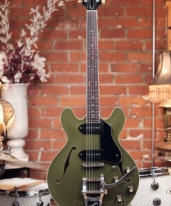 Collings I-30 LC Electric Guitar in Aged Olive Drab Green