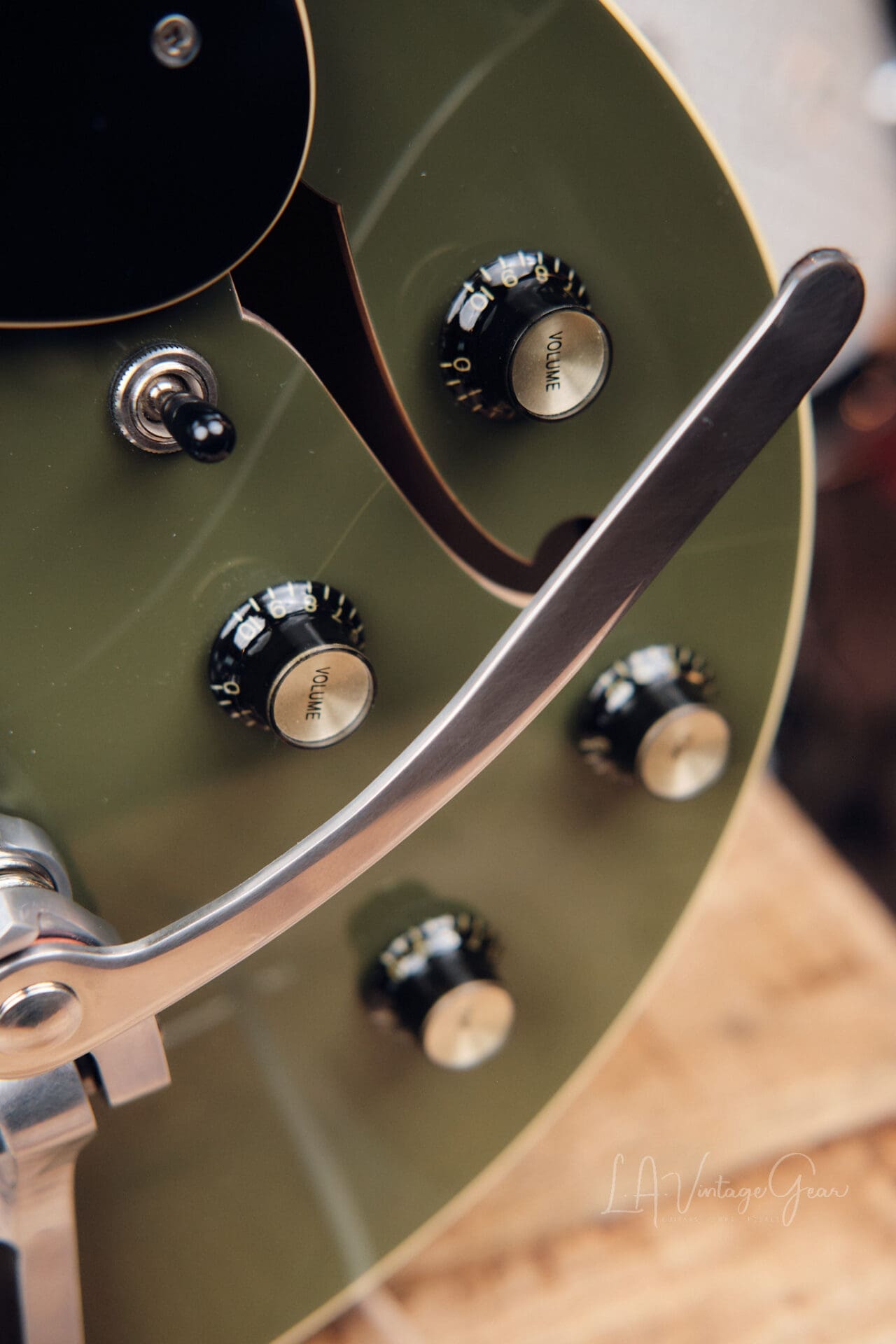 Collings I-30 LC Electric Guitar in Aged Olive Drab Green - Image 7