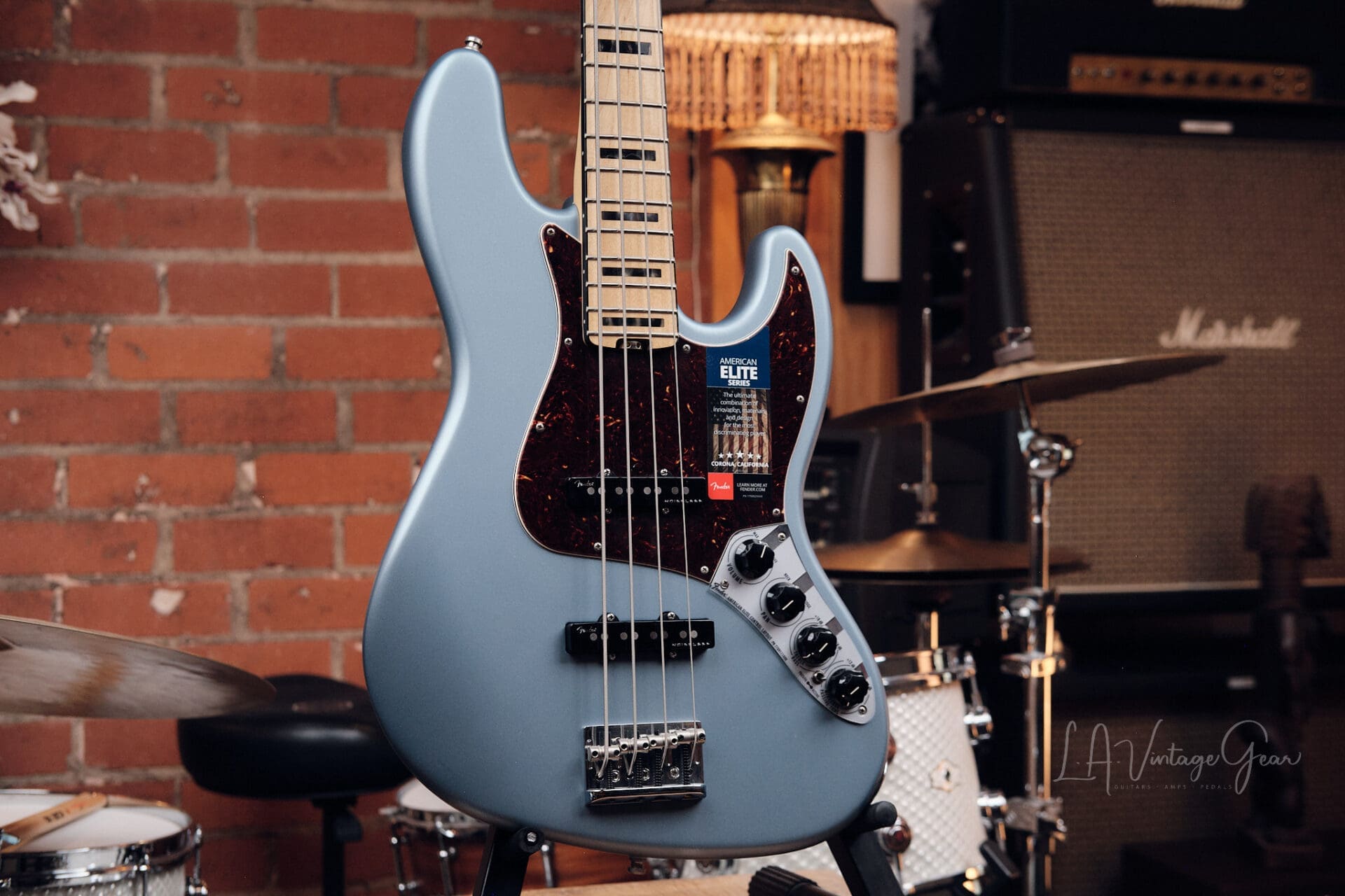2019 Fender American Elite Jazz Bass - Killer Active Jazz! - Image 3
