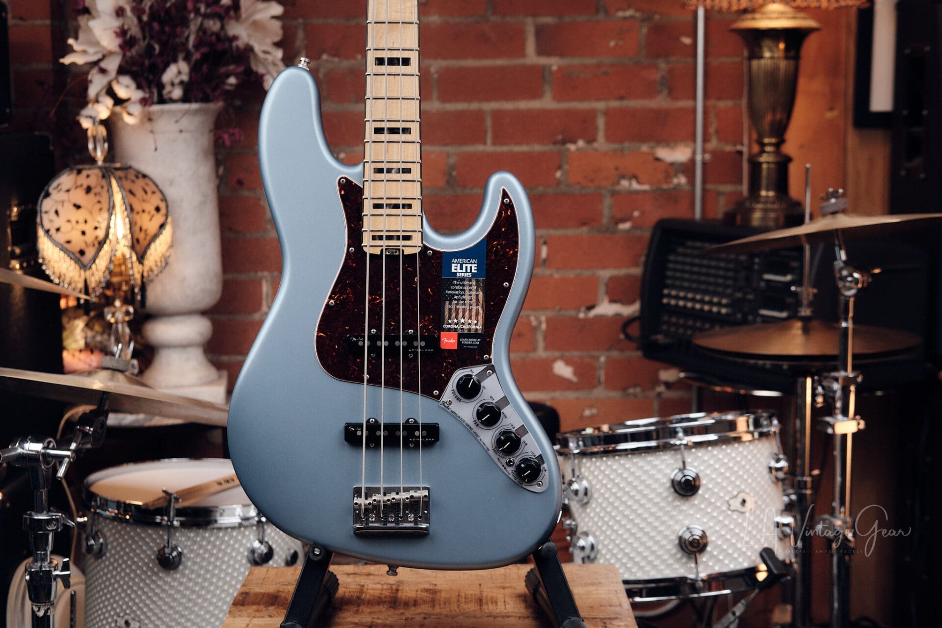 2019 Fender American Elite Jazz Bass - Killer Active Jazz! - Image 2