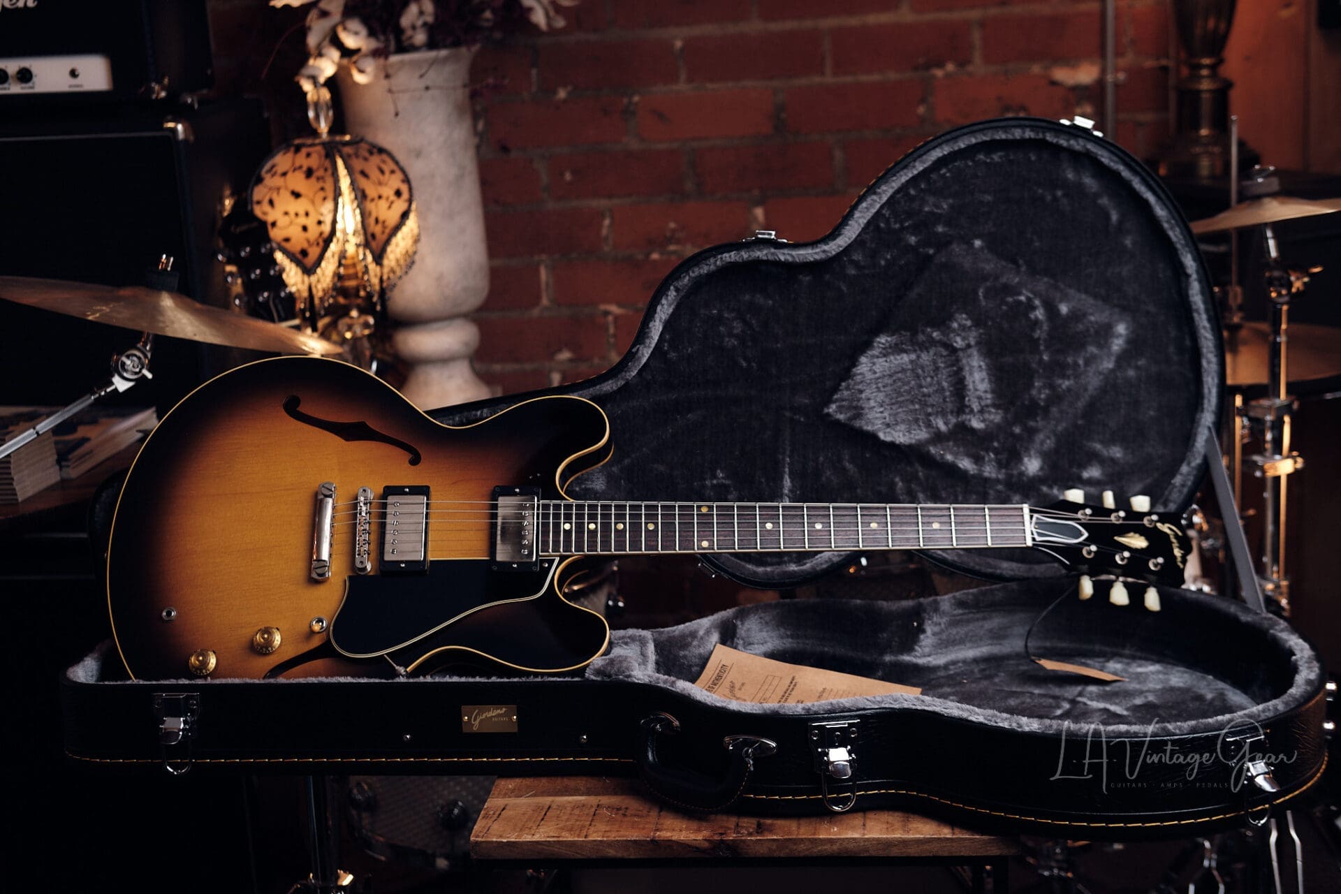 Giordano Guitars Tributo TD Semi-Hollow Electric Guitar #005 - Brand New From Italy! - Image 10
