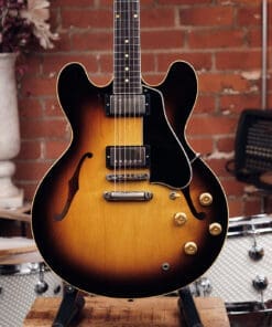 Alternative view of Giordano Guitars Tributo TD Semi-Hollow Electric Guitar #005 - Brand New From Italy!
