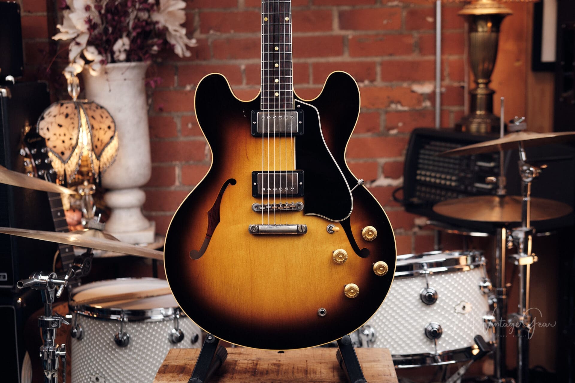 Giordano Guitars Tributo TD Semi-Hollow Electric Guitar #005 - Brand New From Italy! - Image 2