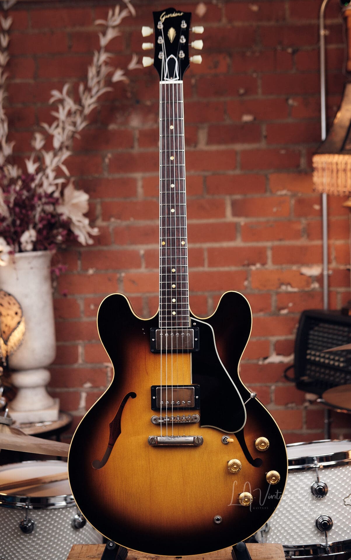 Giordano Guitars Tributo TD Semi-Hollow Electric Guitar #005 - Brand New From Italy!