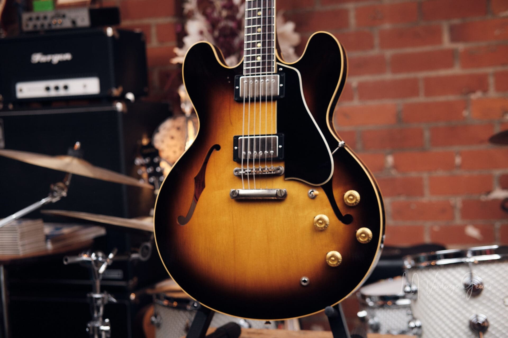 Giordano Guitars Tributo TD Semi-Hollow Electric Guitar #005 - Brand New From Italy! - Image 3
