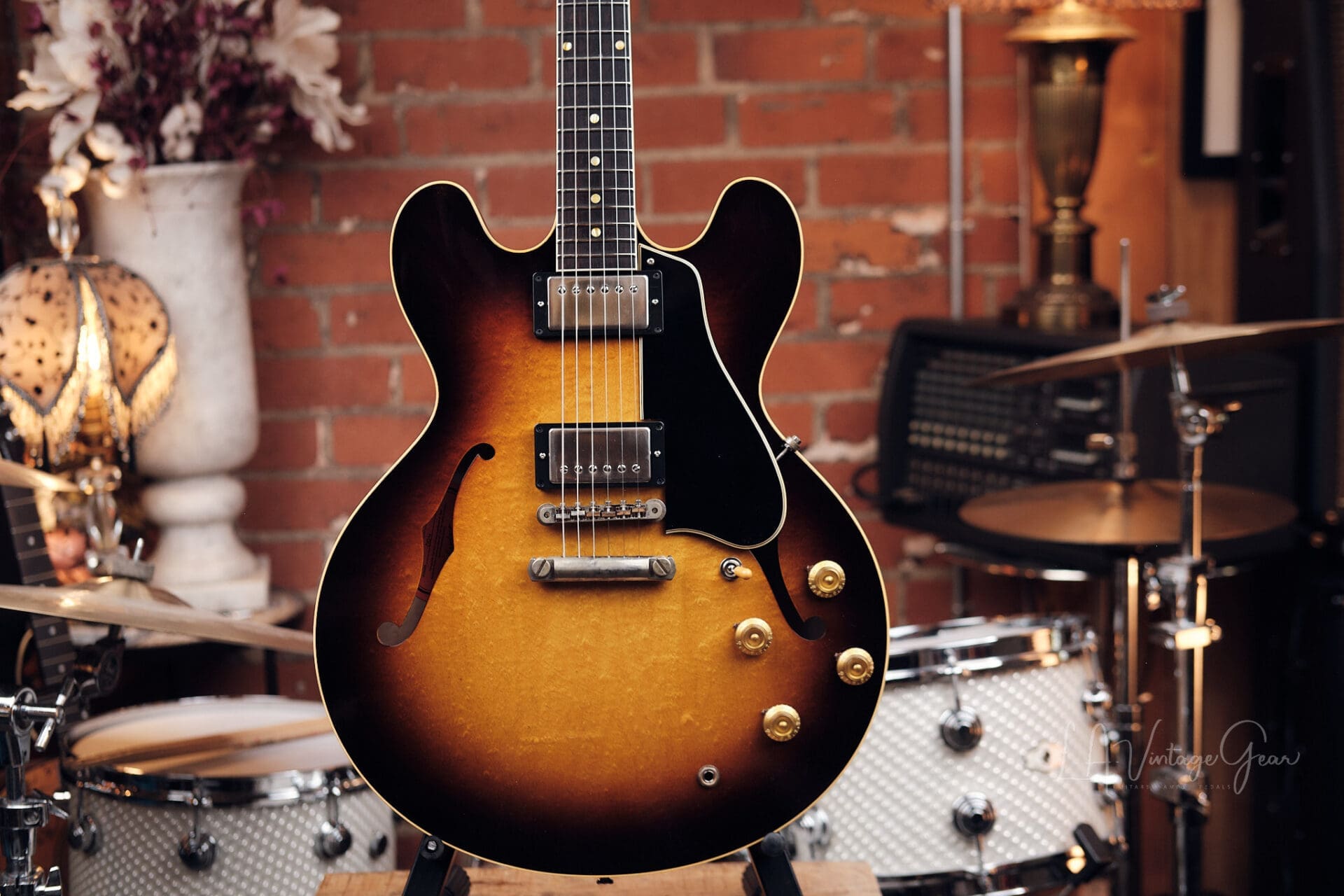 Giordano Guitars Tributo TD Semi-Hollow Electric Guitar #004 - Brand New From Italy! - Image 2