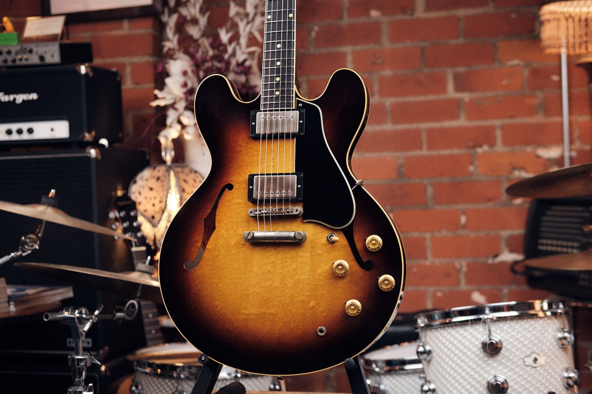 Giordano Guitars Tributo TD Semi-Hollow Electric Guitar #004 - Brand New From Italy! - Image 3