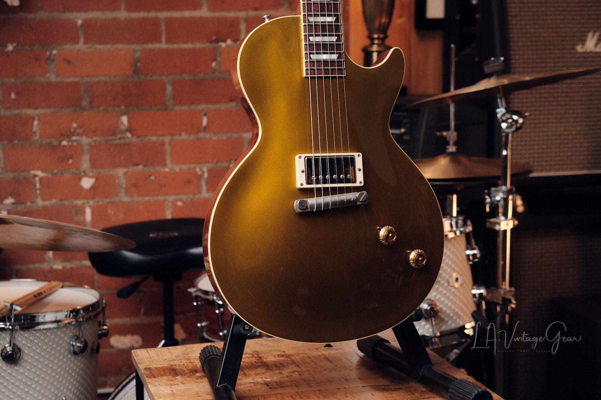 2013 Gibson Custom Shop Historic Reissue 1957 Les Paul R7 - Single Pickup Goldtop! - Image 4