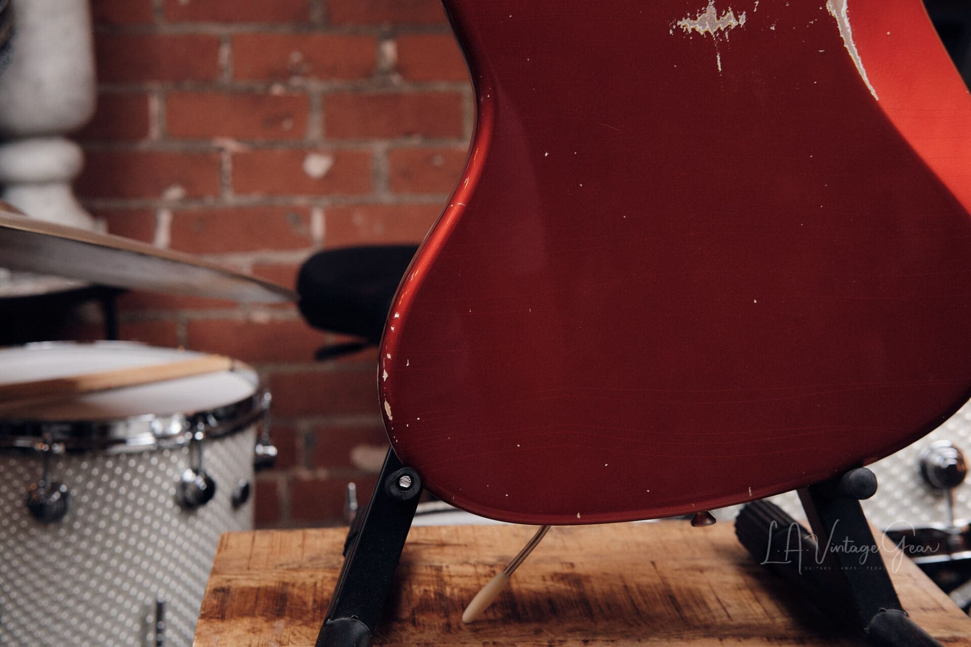 Lelah Custom Guitars 37JM - Candy Apple Red with Arcane Pickups! - Image 11