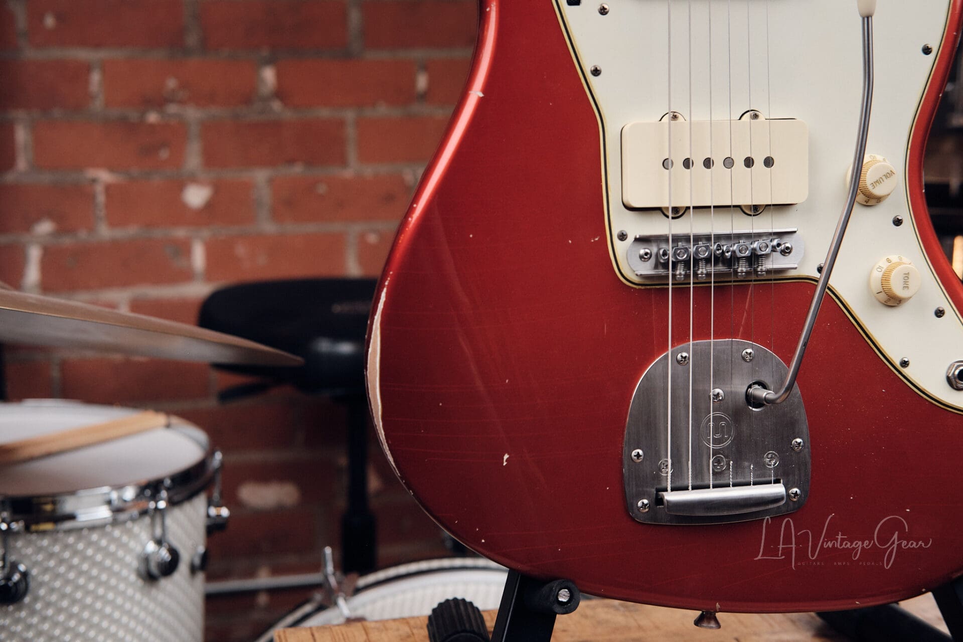 Lelah Custom Guitars 37JM - Candy Apple Red with Arcane Pickups! - Image 5