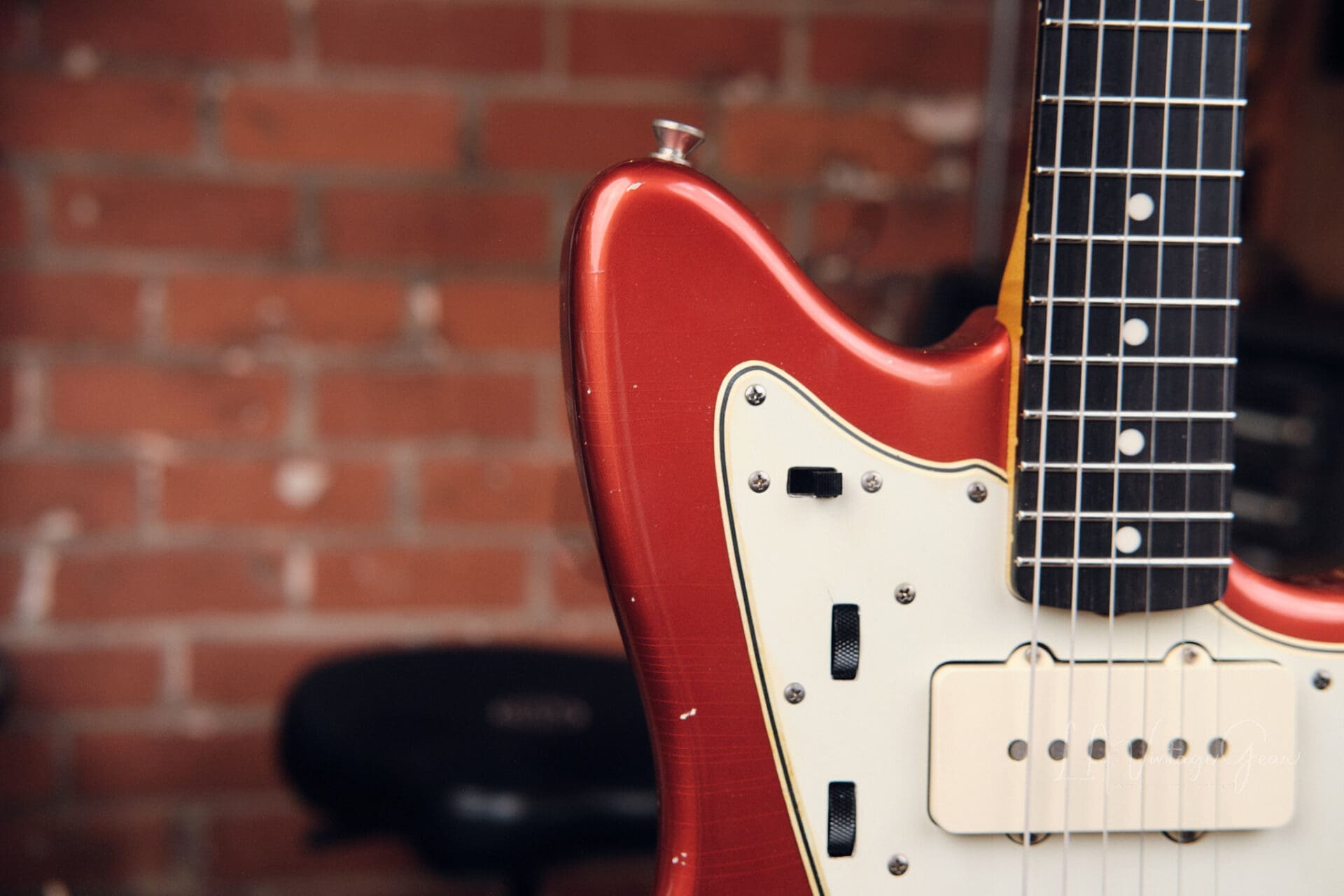 Lelah Custom Guitars 37JM - Candy Apple Red with Arcane Pickups! - Image 6